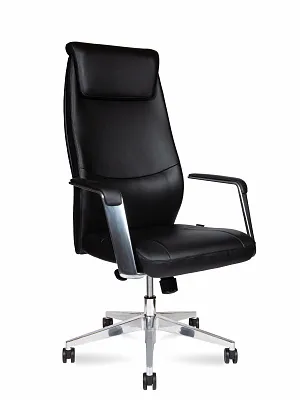 Кресло руководителя NORDEN Davos Black экокожа черный L331HCA-Black