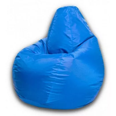 Кресло-мешок Груша M оксфорд синий