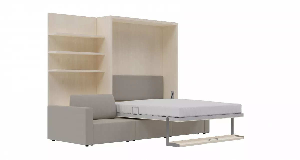 Шкаф кровать-трансформер с диваном Smart 1
