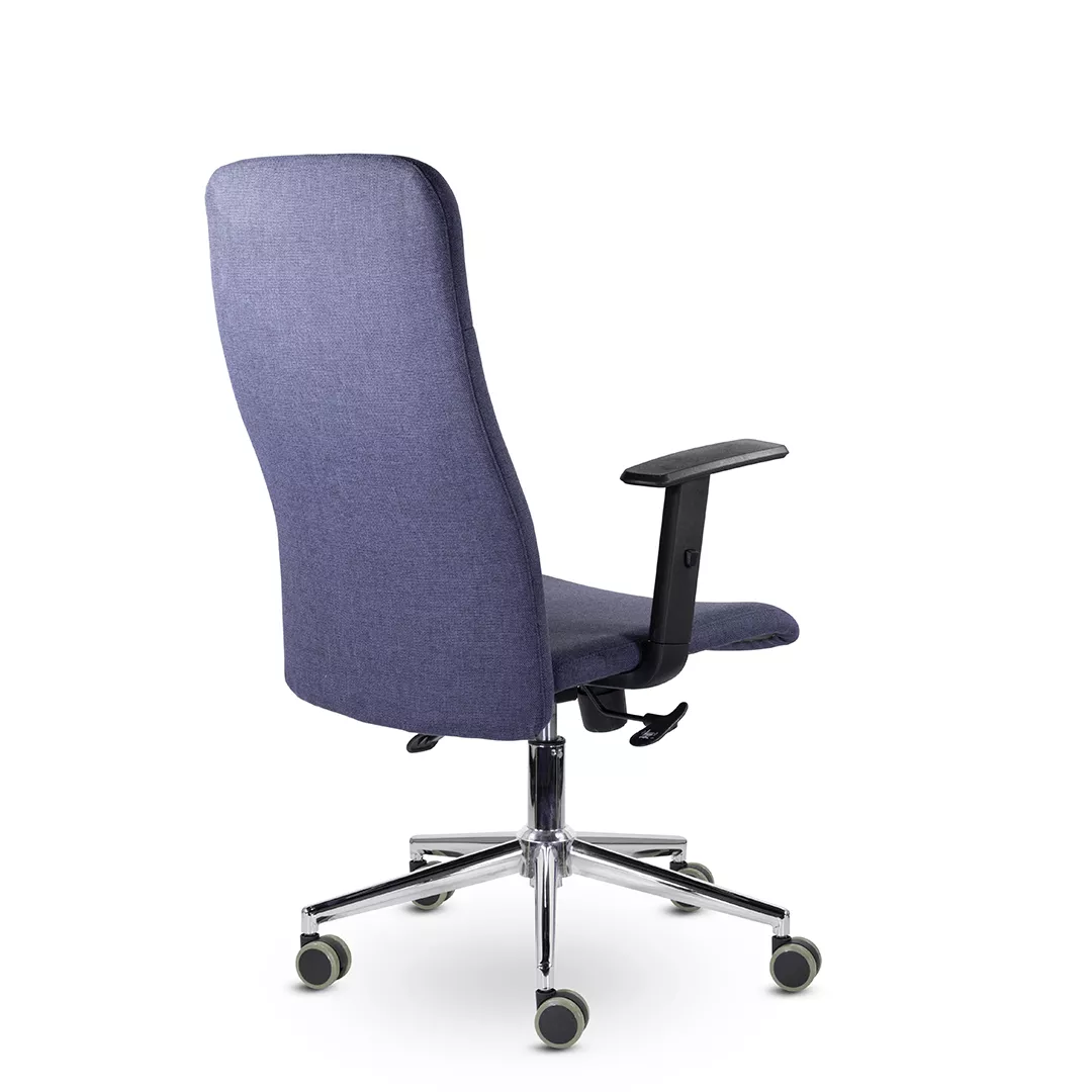 Кресло компьютерное Софт М-903 хром синий