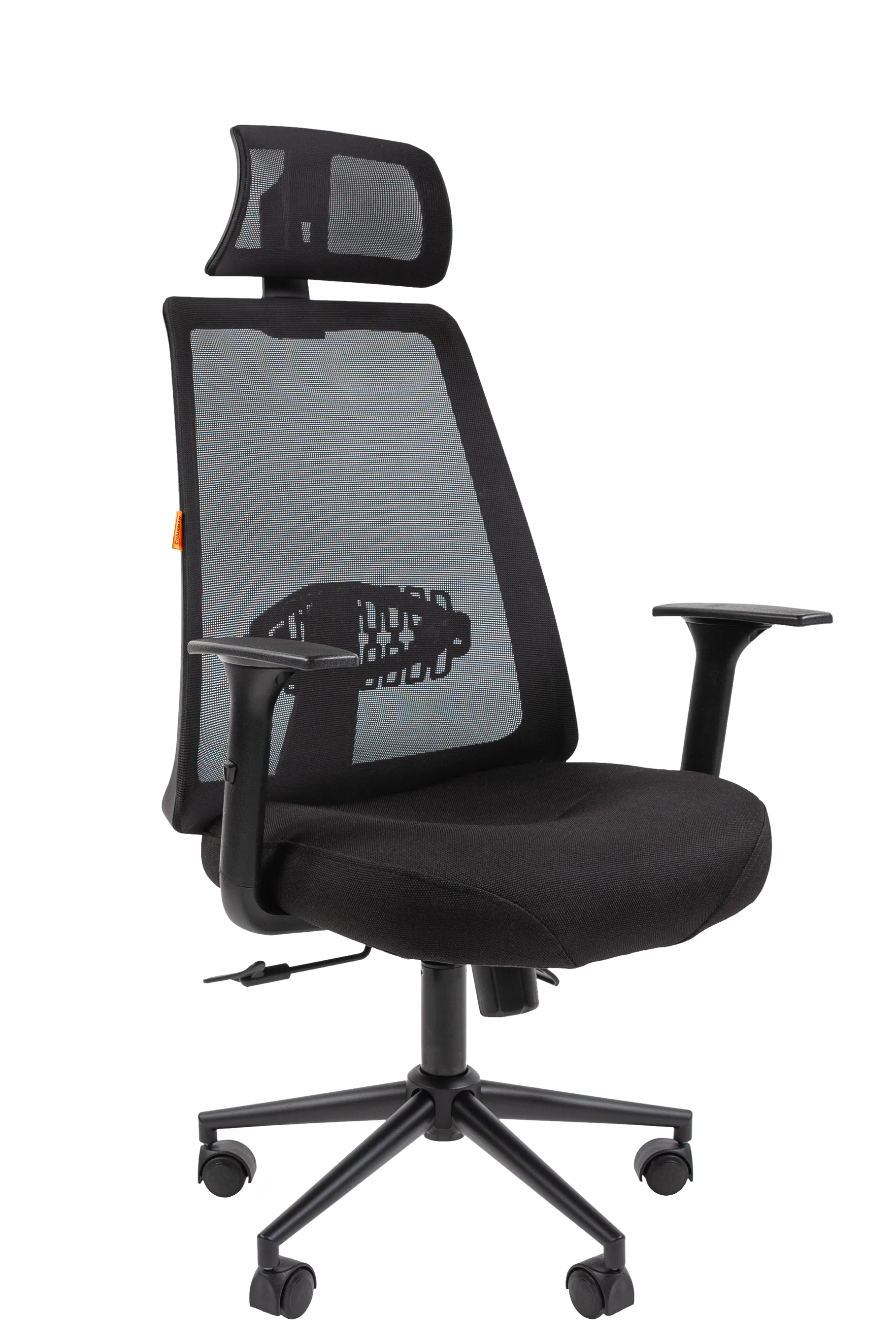 Кресло руководителя CHAIRMAN 535 BLACK с поддержкой головы и шеи черный