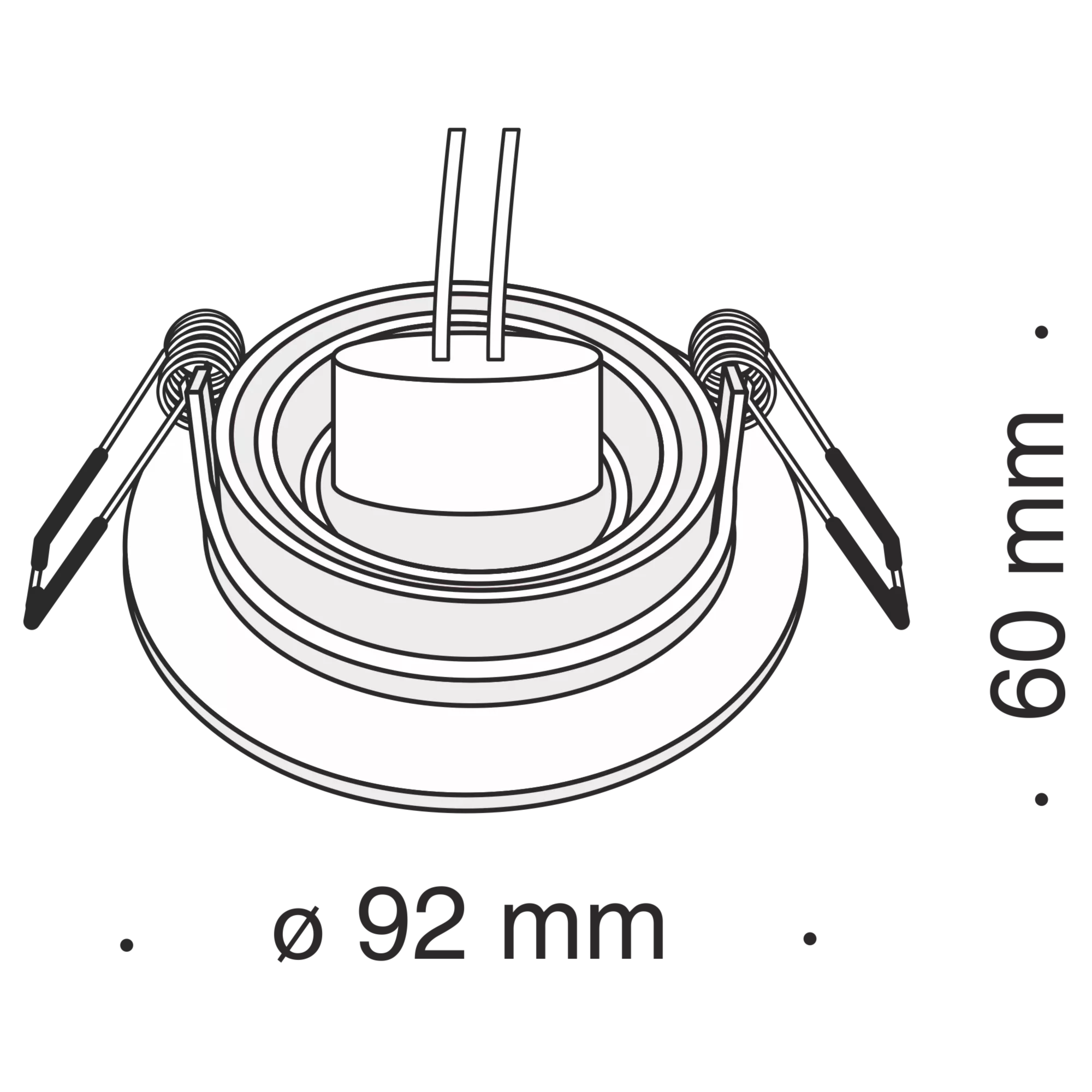 Точечный встраиваемый светильник Maytoni Technical Atom DL023-2-01B