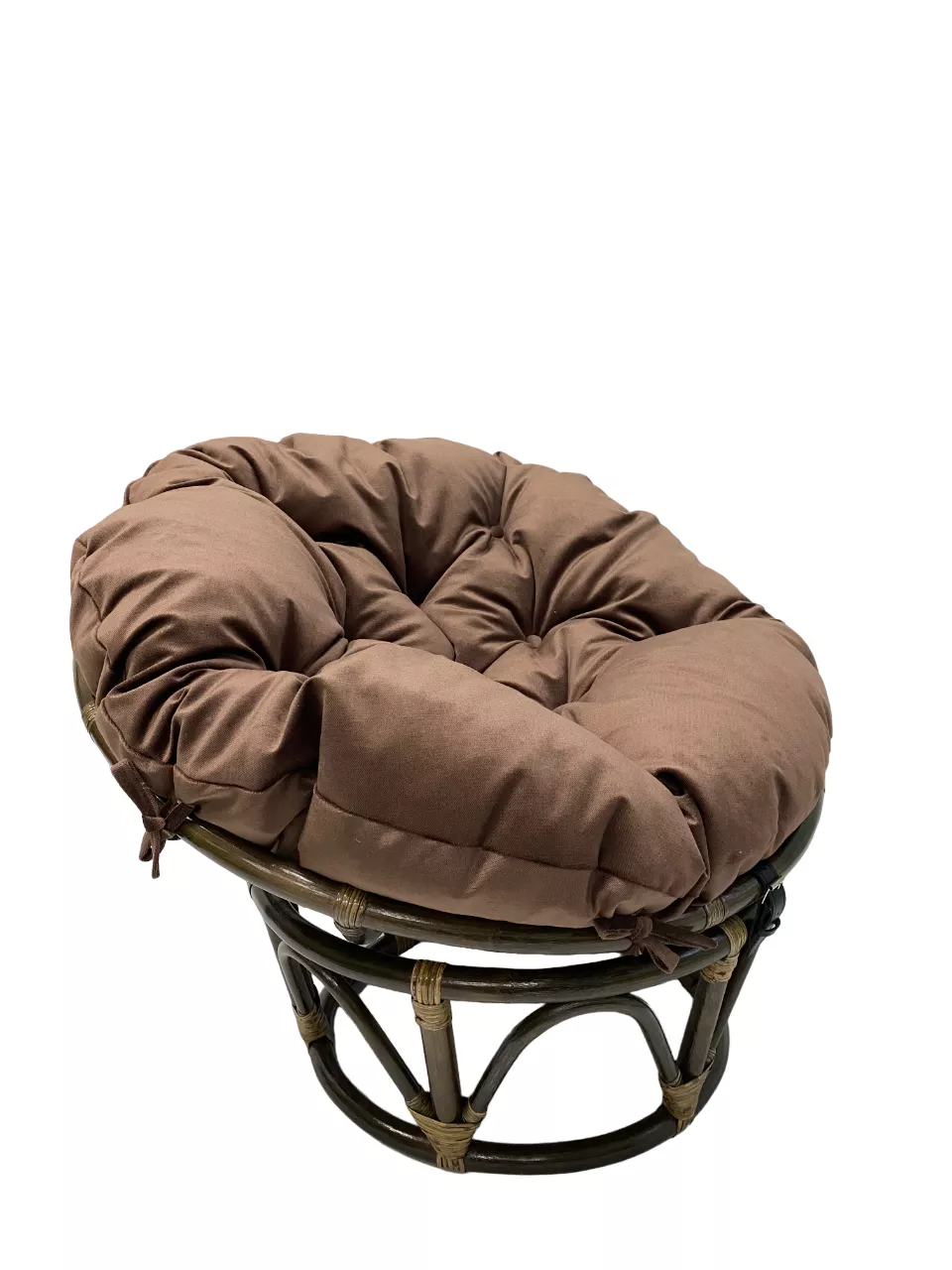 Кресло из ротанга Папасан мини 23 01E темно-коричневый