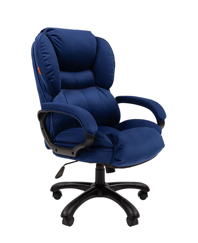 Кресло компьютерное усиленное (до 150 кг) CHAIRMAN HOME 434 синий