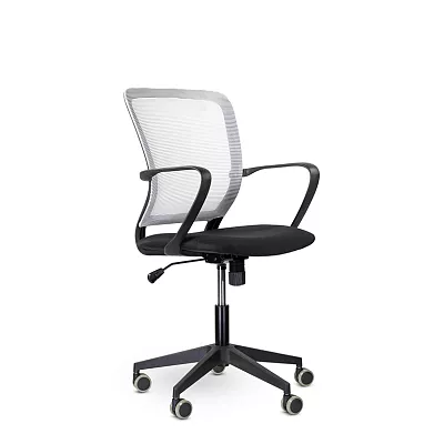 Кресло компьютерное Хэнди М-806 BLACK PL серый
