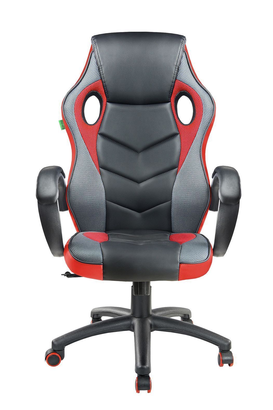 Кресло для геймера Riva Chair GAME 9381H черный / красный
