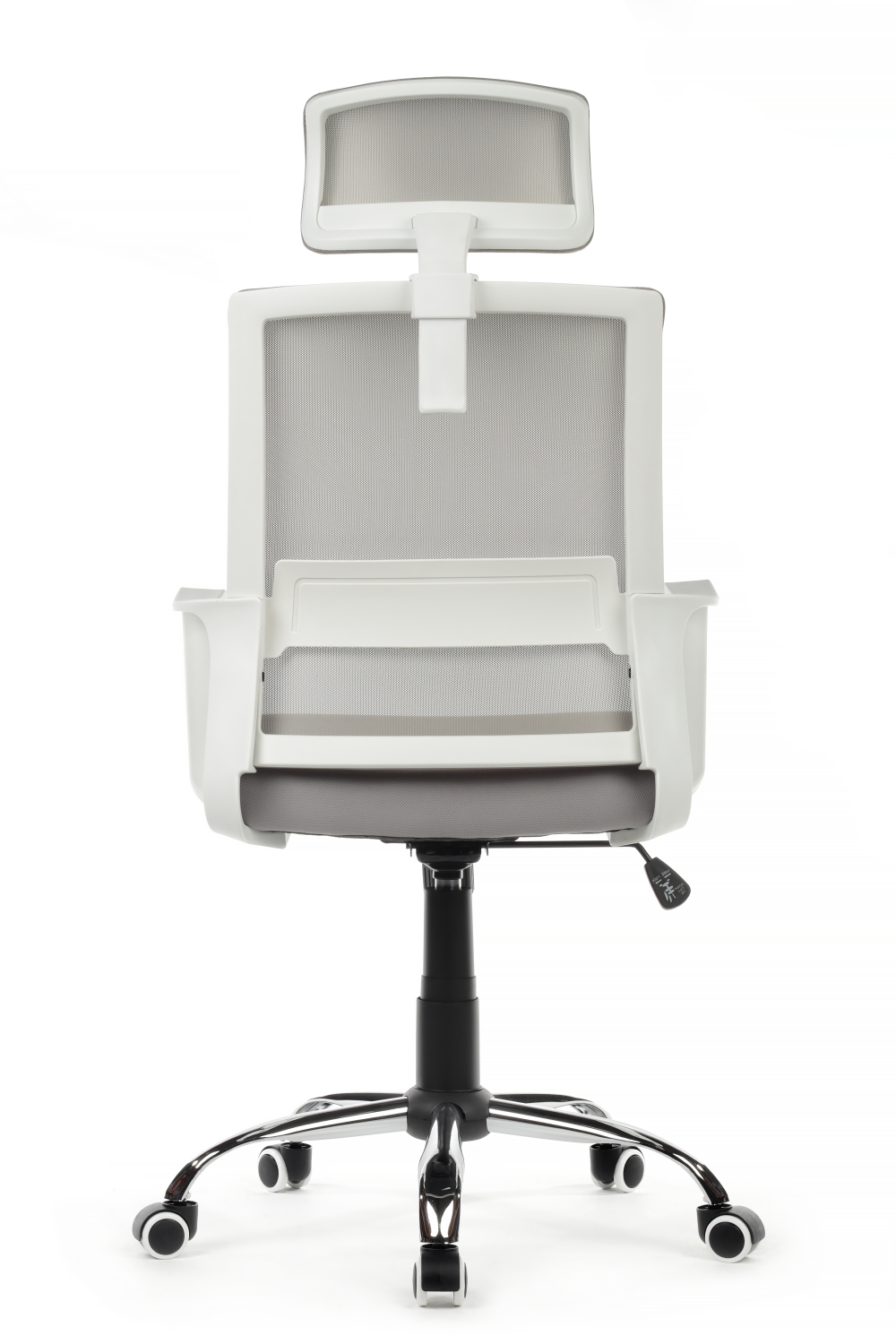 Кресло компьютерное Riva Chair Mint 1029HW белый пластик / серый