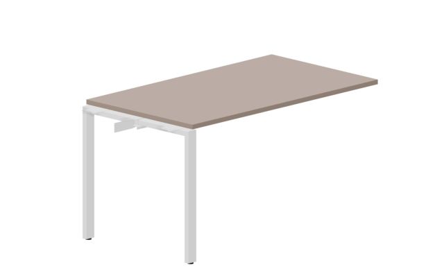 Приставной элемент 1380х780мм Inspira (GDB) Страйк (Strike) STNPS148TRBL тортора / белый