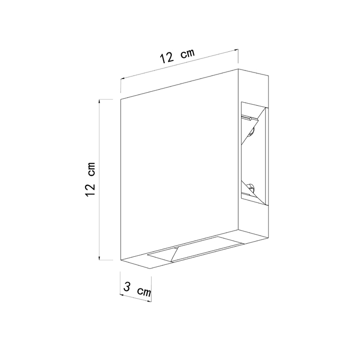 Уличный настенный светильник ARTE LAMP ALGOL A1445AL-4BK