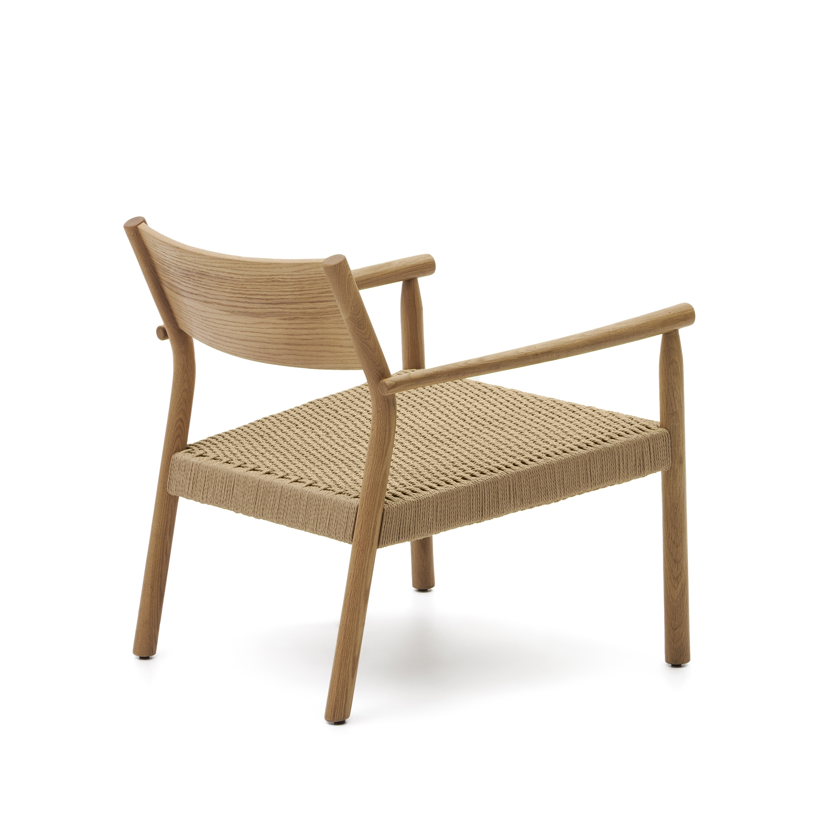 Кресло La Forma Yalia массив дуба с натуральной отделкой сиденье из веревки 174333
