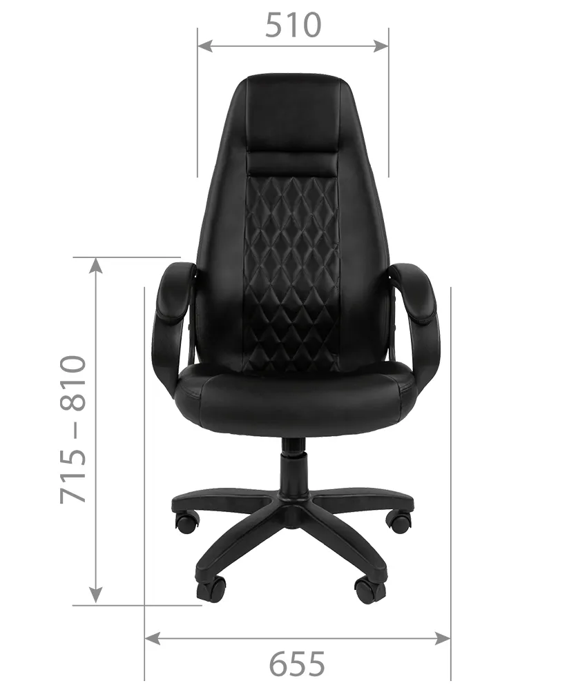 Кресло для руководителя CHAIRMAN 950 LT Коричневый