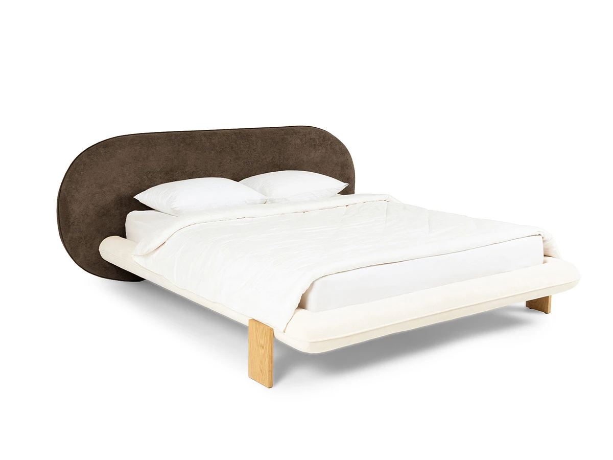 Кровать Softbay 160x200 (букле) коричневый 869918