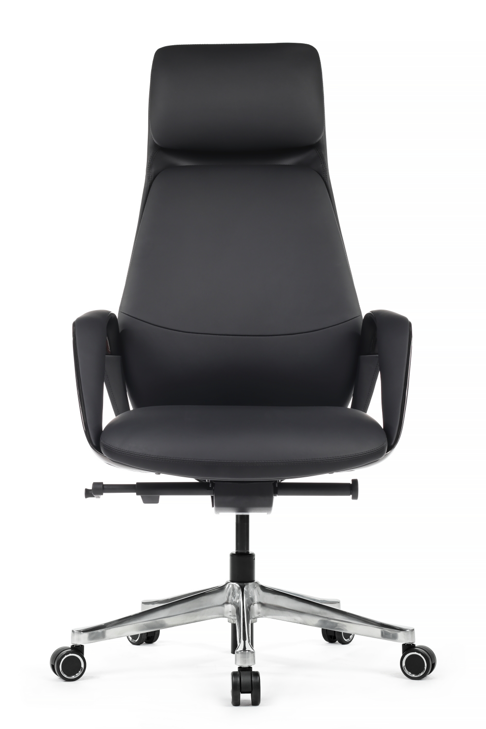 Компьютерное кресло натуральная кожа RIVA DESIGN Napoli (YZPN-YR020) черный