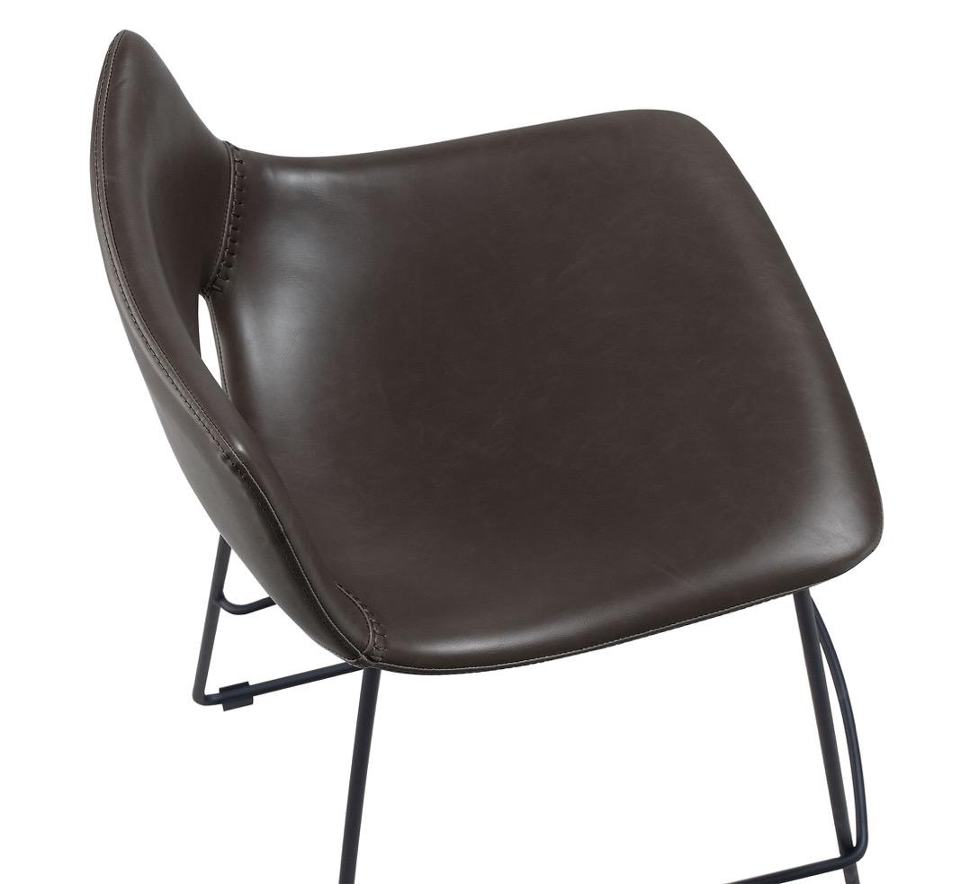 Барный стул La Forma Ziegler темно-коричневый