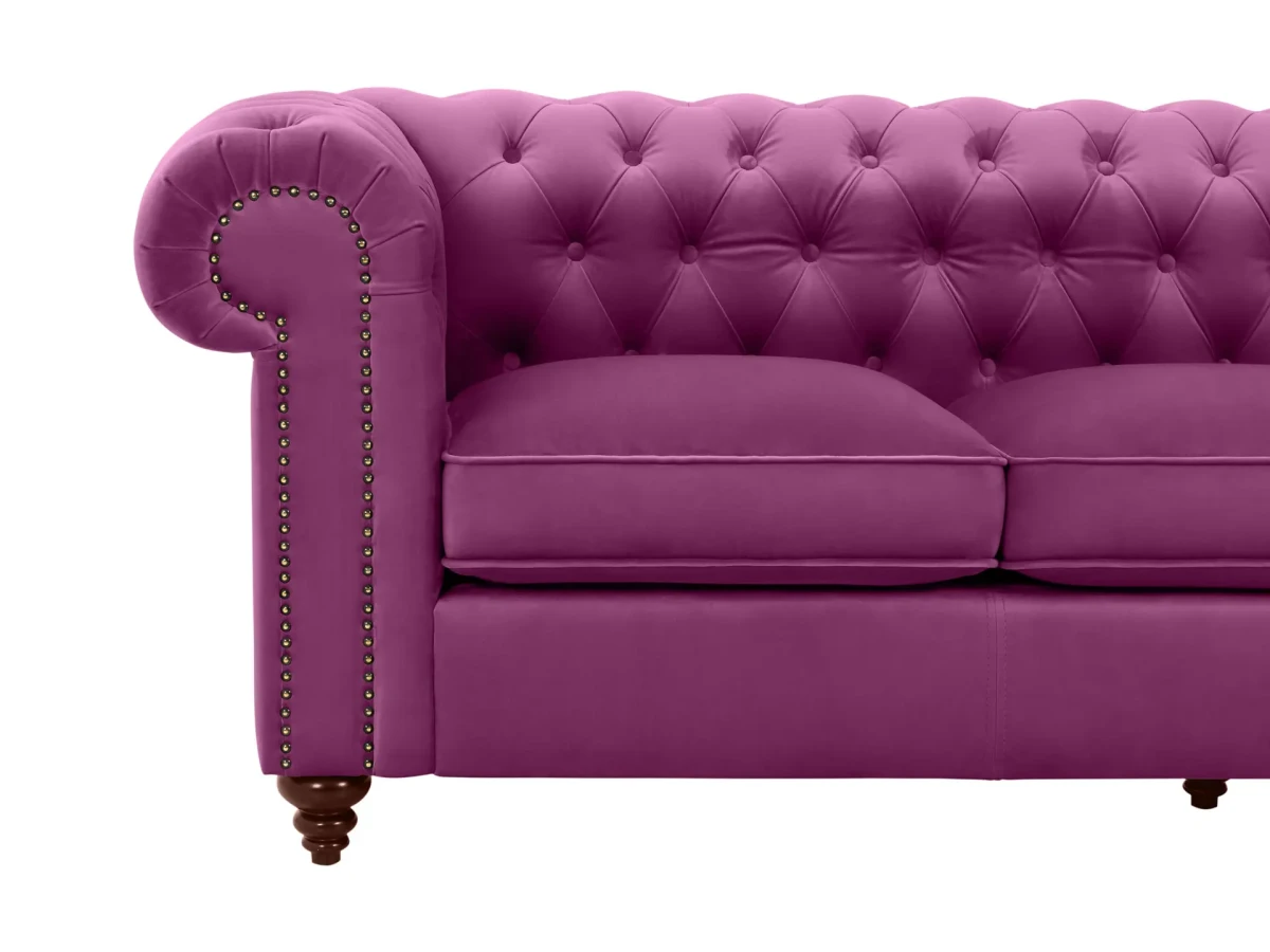 Диван Chester Classic трехместный фиолетовый 344523