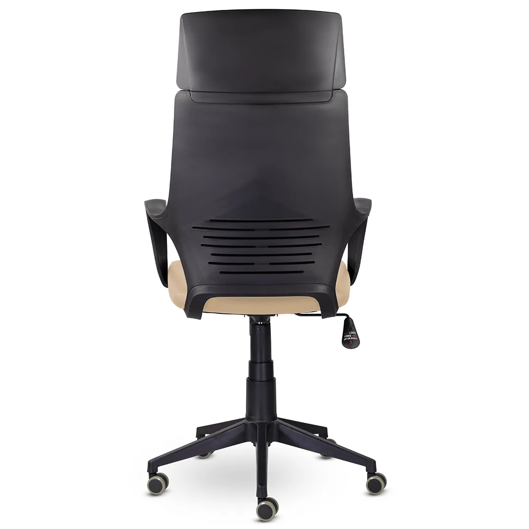 Кресло для руководителя Айкью СН-710 экокожа S кофейный