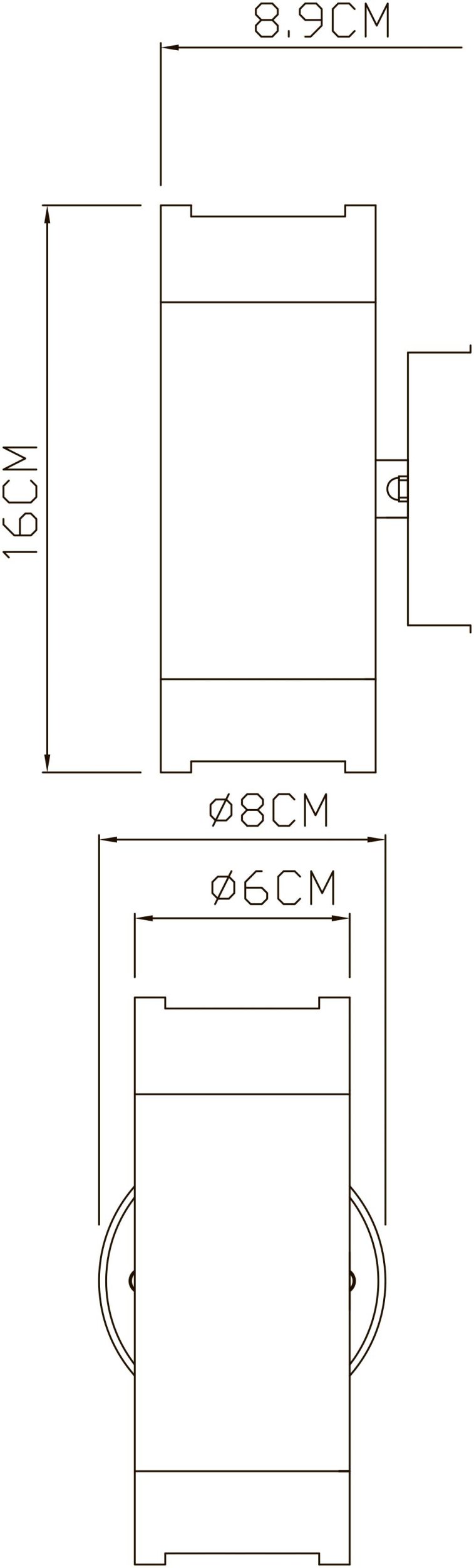 Уличный настенный светильник Arte Lamp ATLAS A3503AL-2WH