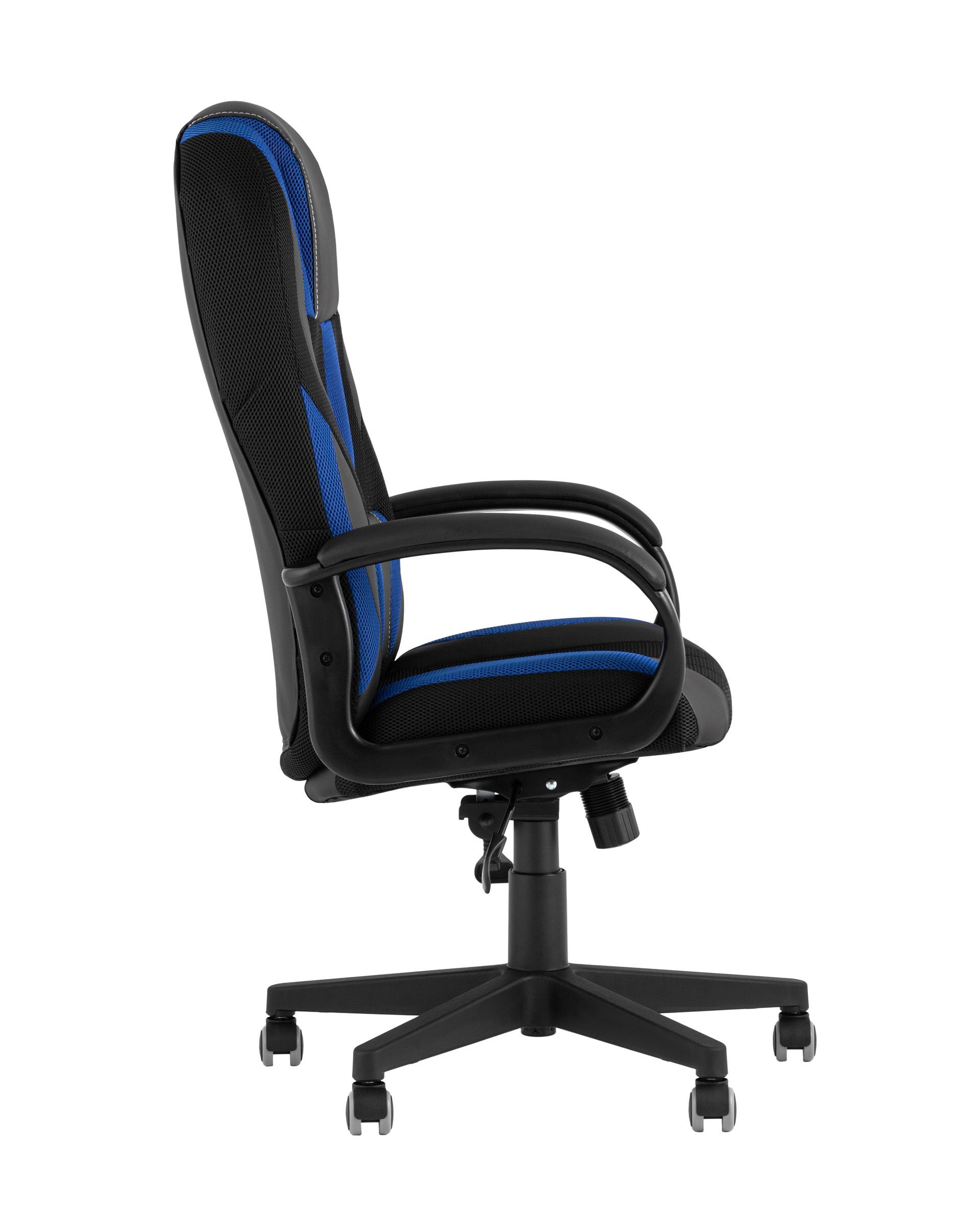 Кресло игровое TopChairs ST-CYBER 9 черный / синий