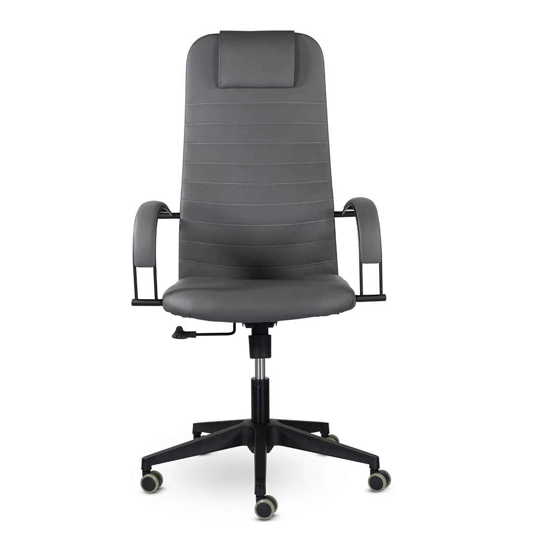 Кресло компьютерное СН-601 Соло пластик темно-серый