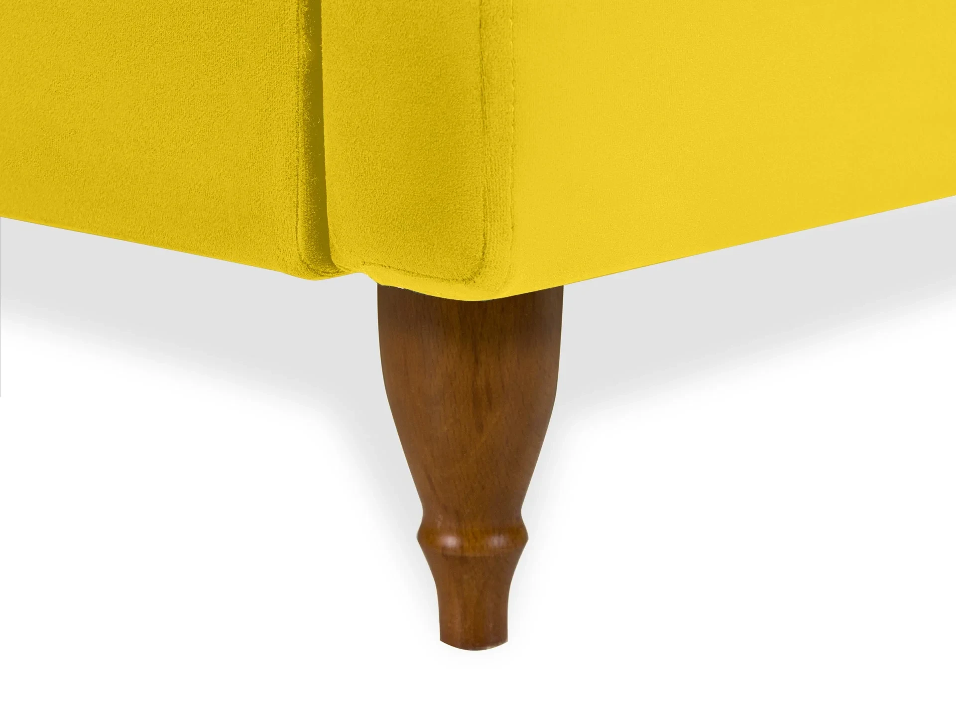 Кровать Dijon с мягким изголовьем 160х200 желтый 588169