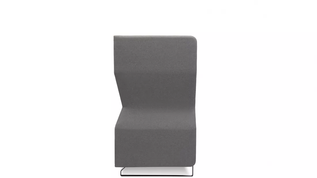 Кресло офисное с высокой спинкой и столиком 1.2СБ Тулип