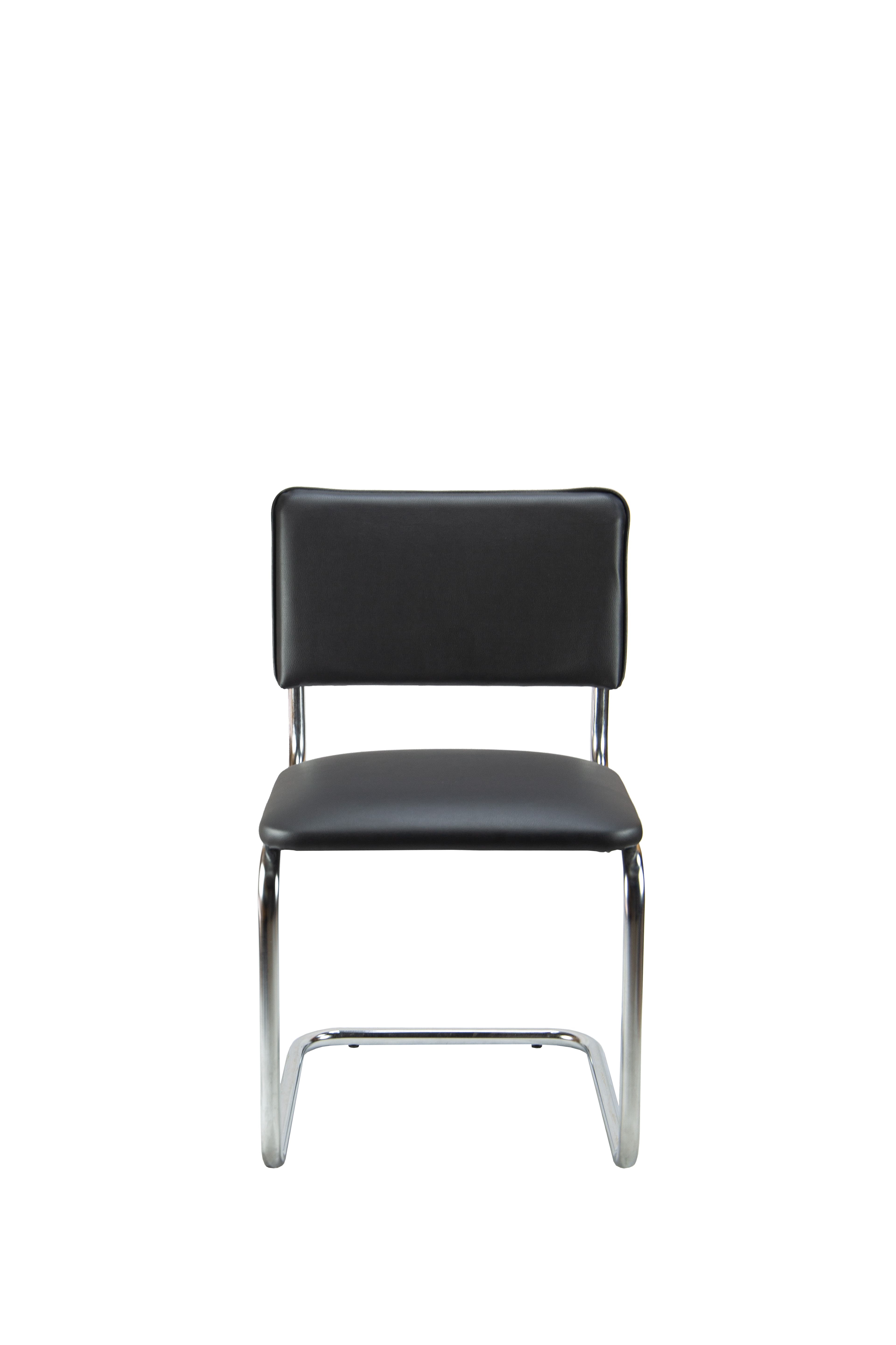 Конференц кресло Riva Chair Сильвия 02S хром Черный