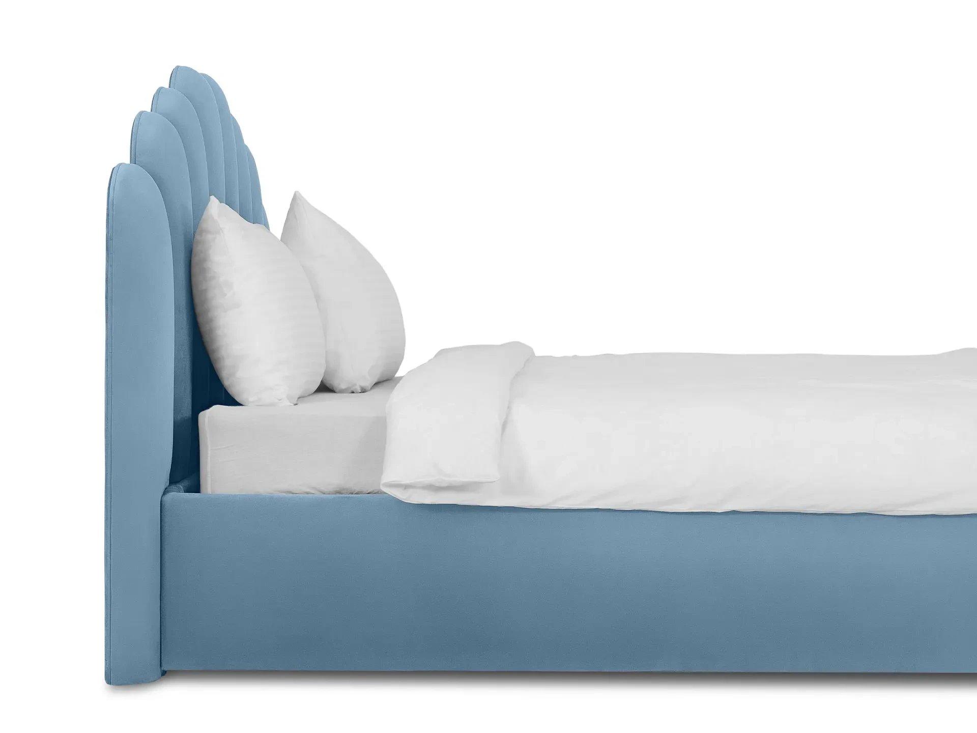 Кровать Queen Sharlotta 1600 Lux голубой 517610