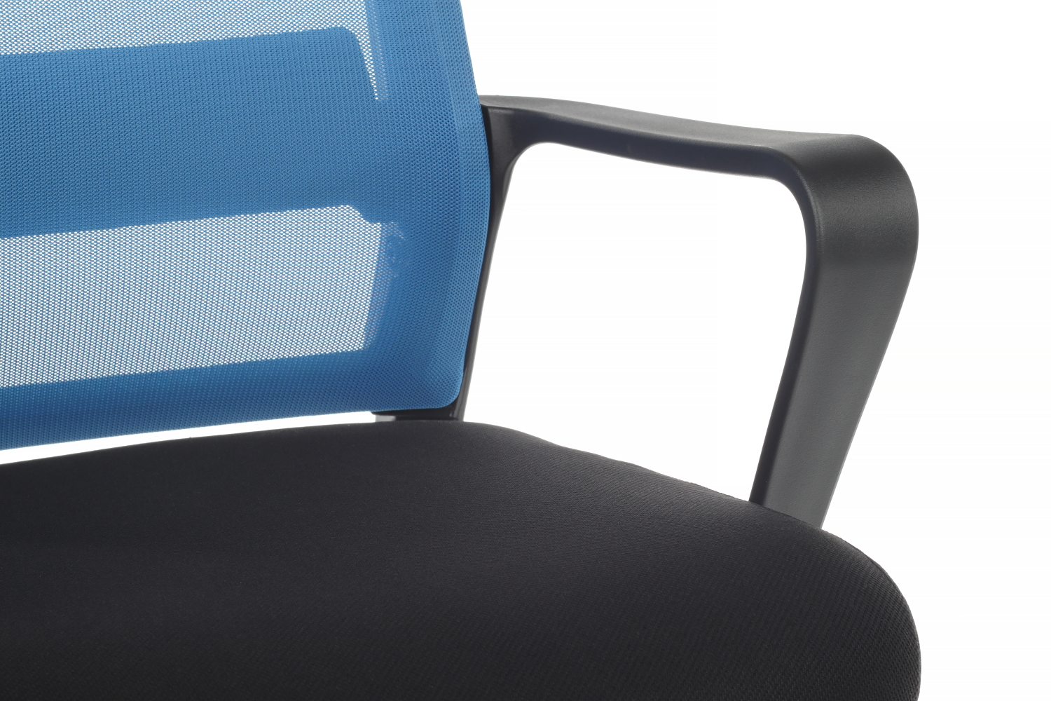 Кресло компьютерное Riva Chair Mint 1029HB черный пластик синий / черный