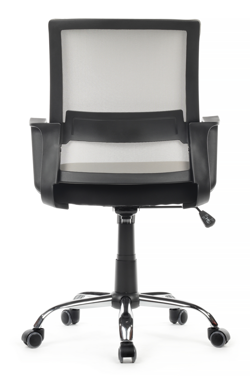 Кресло компьютерное Riva Chair Mint 1029MB без подголовника черный / серый