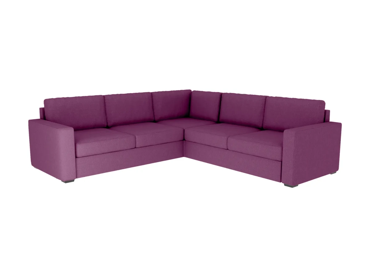 Большой угловой диван Peterhof П3 фиолетовый 341915