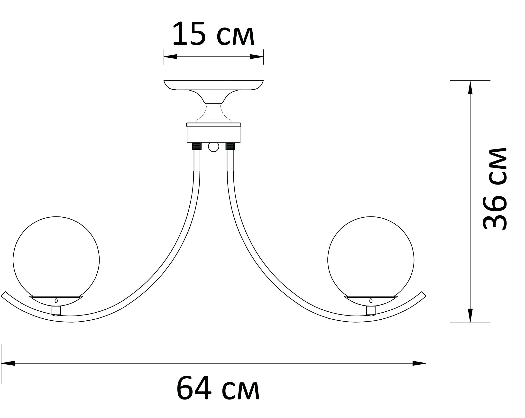 Накладная люстра Arte Lamp SCARLETT A2715PL-5AB