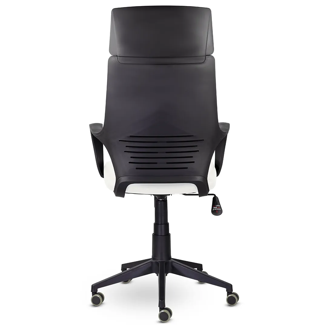 Кресло для руководителя Айкью СН-710 экокожа S белый