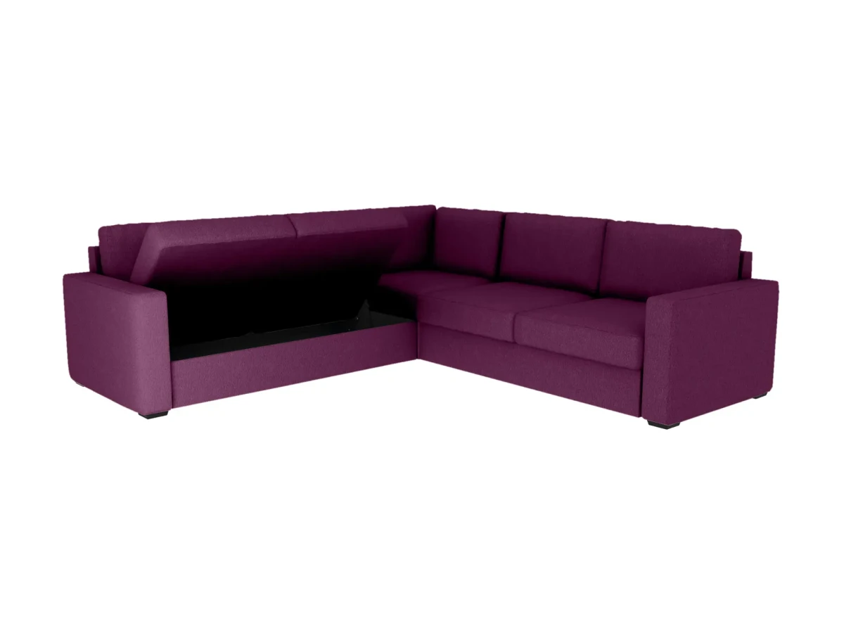 Большой угловой диван Peterhof П3 фиолетовый 341915