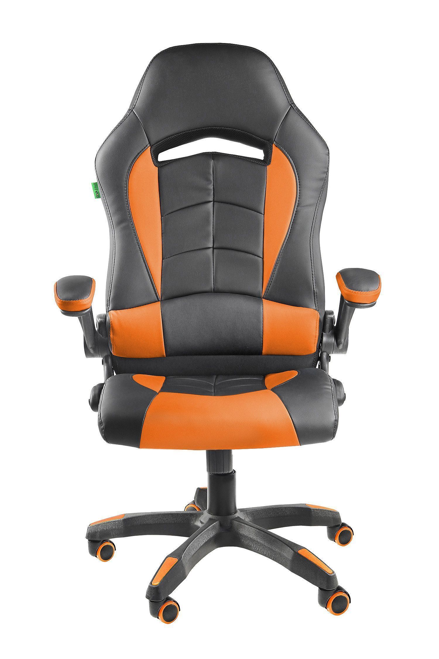 Кресло для геймера Riva Chair GAME 9505H черный / оранжевый