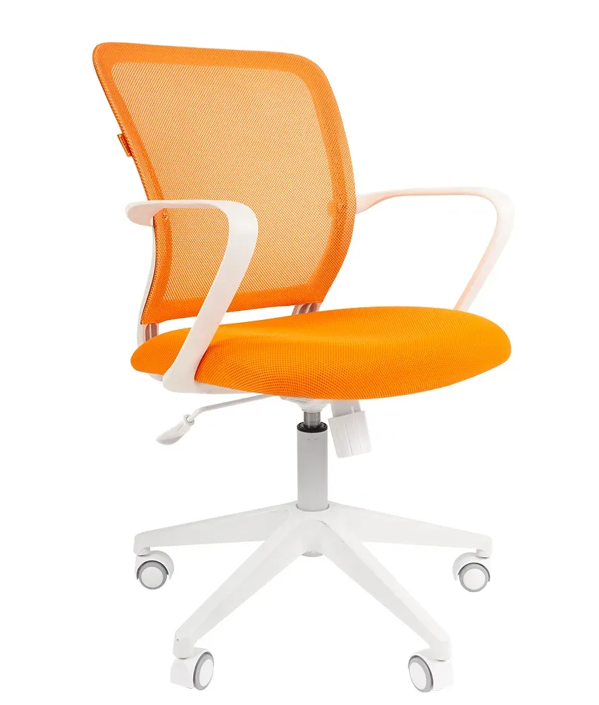 Кресло для оператора Chairman 698 white оранжевый TW 16
