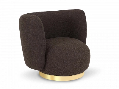 Кресло Lucca вращающееся коричневый 853048