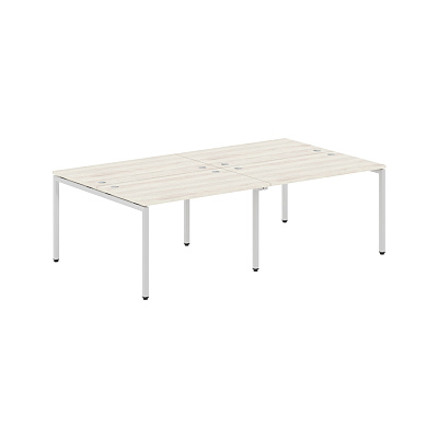 Стол 4-х местный Skyland XTEN С (Xten S) XWST 2414 Сосна Эдмонт / Алюминий