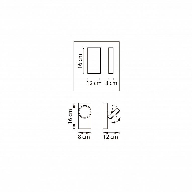 Бра Lightstar Fico 740617