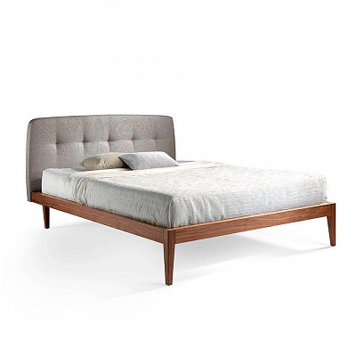 Кровать с мягким изголовьем Angel Cerda CP1702-B