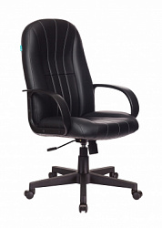 Кресло руководителя Бюрократ T-898AXSN Leather Black черный