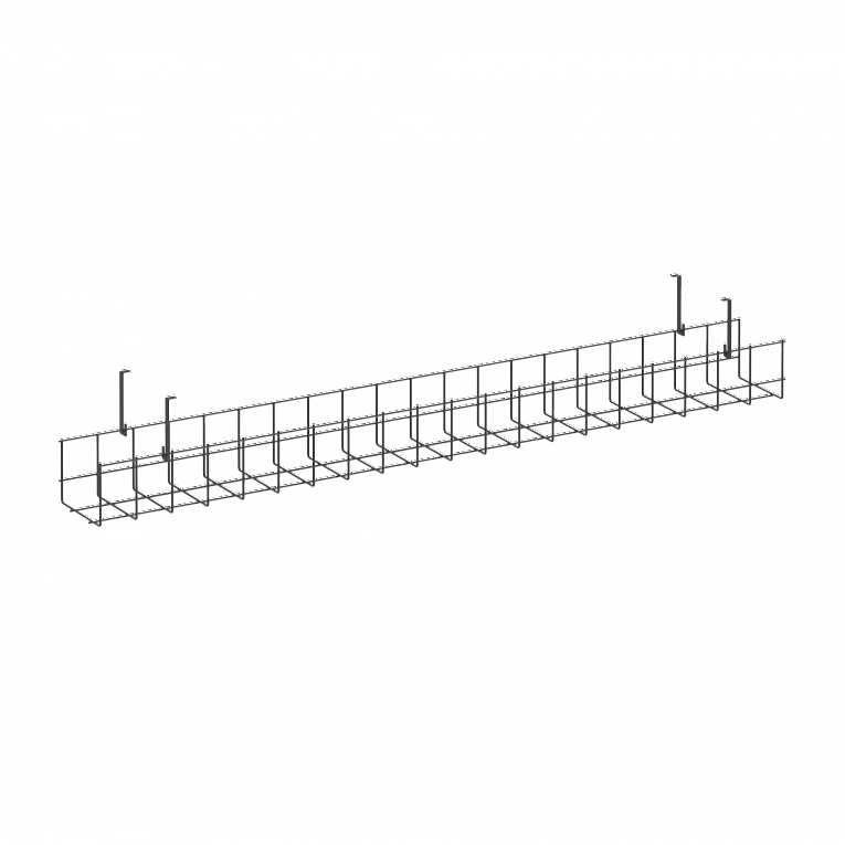 Кабель-канал сетчатый узкий 1005*131 Рива KK-S-100U Антрацит