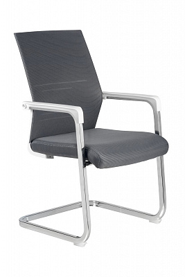 Конференц кресло Riva Chair Like D819 белый пластик / серый