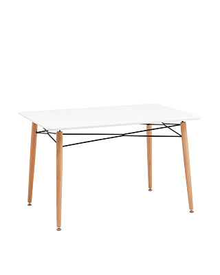 Стол Eames DSW Rectangle New 120X80 белый