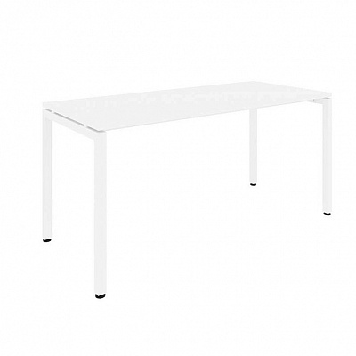 Стол офисный MULTI-OFFICE СТИЛ (Steel) 160х70х76 белый