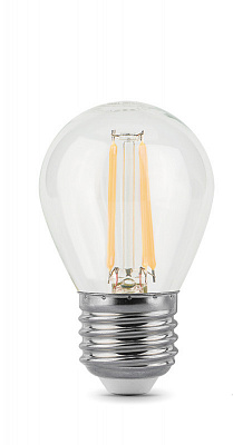 Лампа Gauss Filament Шар 9W 710lm 4100К Е27 LED 1/10/50