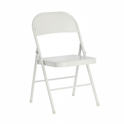 Складной стул La Forma Aidana светло-серое металлическое