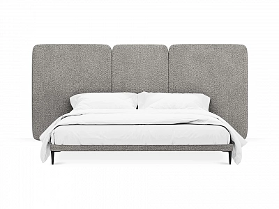 Кровать OgogoHome Licata 961558 серый
