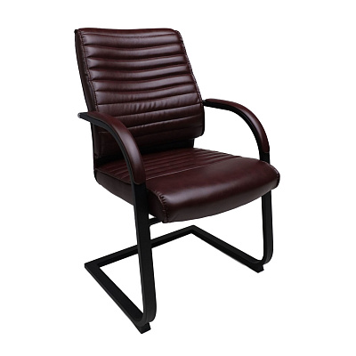 Кресло на полозьях Augusto коричневый
