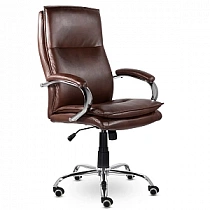 Кресло для руководителя Куба СН-701 экокожа R коричневый