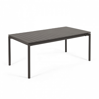 Раздвижной стол La Forma Zaltana черный 180 x 100 см